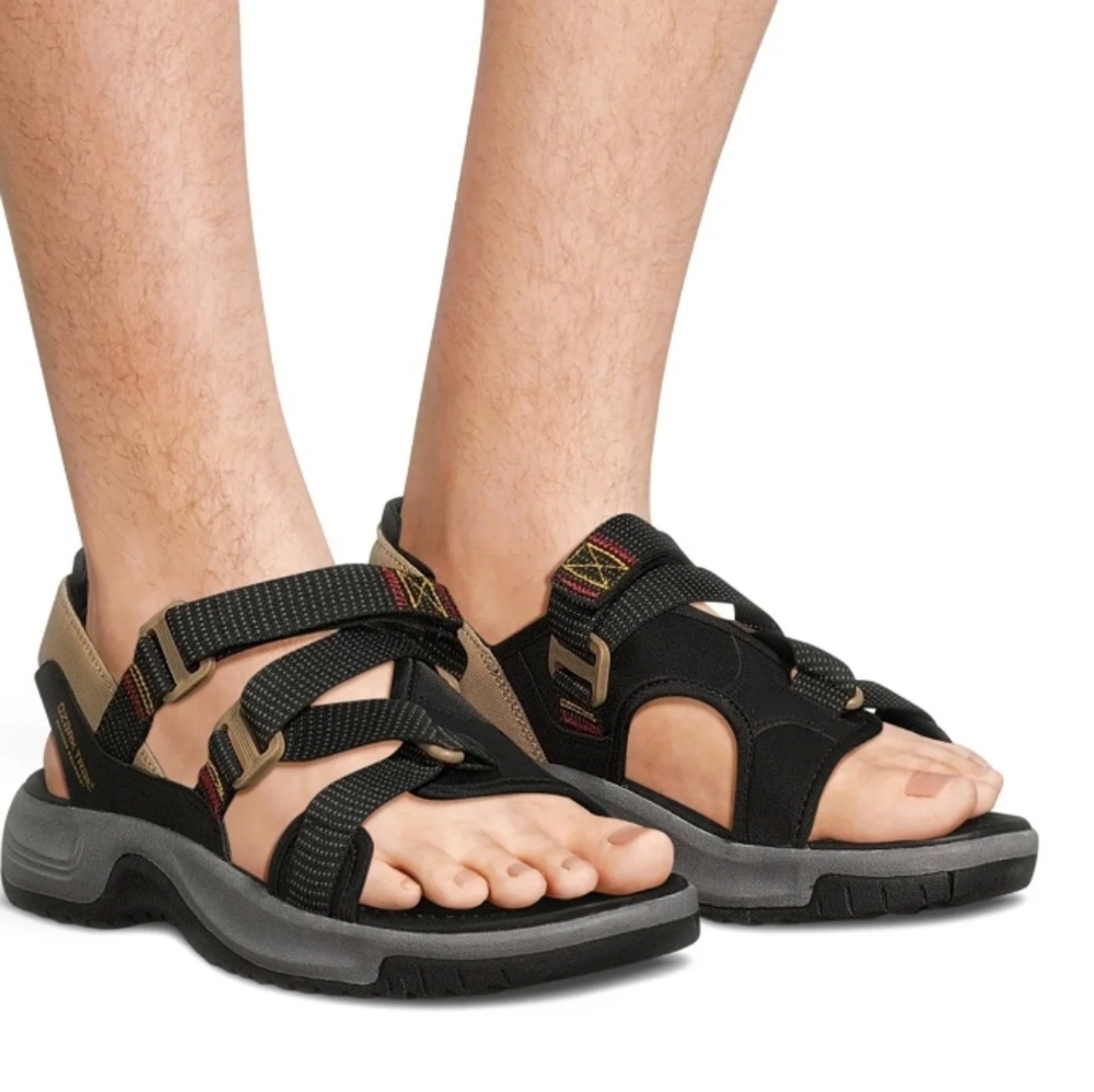 Ozark Trail Men's Sandals Adjustable Strap Confort Footbed Rugged Outsole Size 8